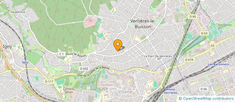 localisation de l'entreprise MONSIEUR MAXIME DUCROU à VERRIERES-LE-BUISSON