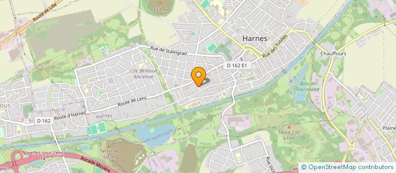 localisation de l'entreprise MONSIEUR MAXIME DUFAUR  HARNES