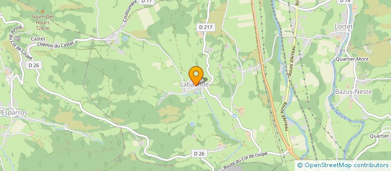 localisation de l'entreprise MONSIEUR MAXIME DUFFO  BULAN