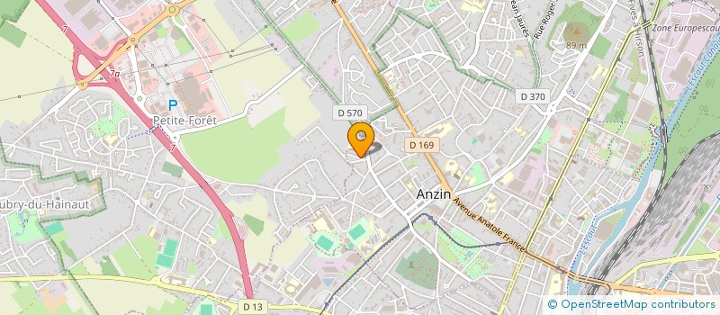 localisation de l'entreprise MONSIEUR MAXIME DUFIEF  ANZIN