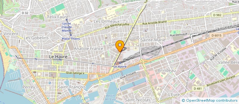 localisation de l'entreprise MONSIEUR MAXIME DUFRENE  LE HAVRE