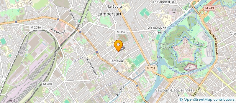 localisation de l'entreprise MONSIEUR MAXIME DUGUET  LAMBERSART