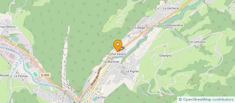 localisation de l'entreprise MONSIEUR MAXIME DUHEM  THONES