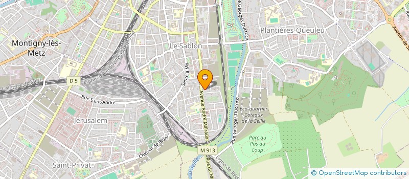 localisation de l'entreprise MONSIEUR MAXIME DUMAS  METZ