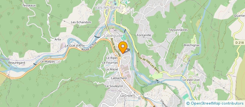 localisation de l'entreprise MONSIEUR MAXIME DUMAS  LABEGUDE