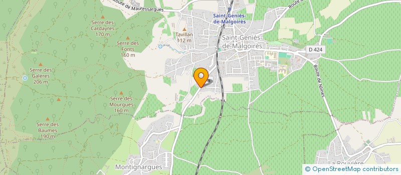 localisation de l'entreprise MONSIEUR MAXIME DUMAS  SAINT-GENIES-DE-MALGOIRES