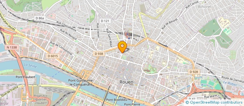 localisation de l'entreprise MONSIEUR MAXIME DUMONT à ROUEN