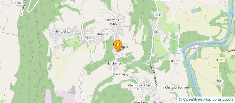 localisation de l'entreprise MONSIEUR MAXIME DUMONT  PARVES ET NATTAGES