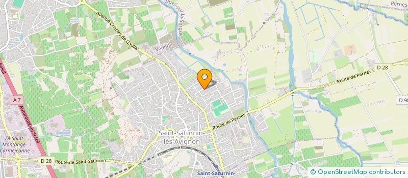 localisation de l'entreprise MONSIEUR MAXIME DUNAUD  SAINT-SATURNIN-LES-AVIGNON