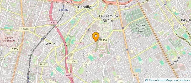 localisation de l'entreprise MONSIEUR MAXIME DUPIN  LE KREMLIN-BICETRE