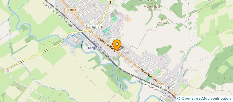 localisation de l'entreprise MONSIEUR MAXIME DUPONT  CARIGNAN