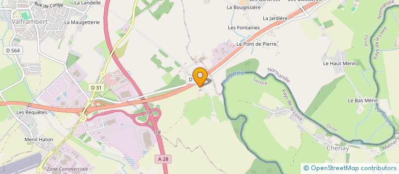 localisation de l'entreprise MONSIEUR MAXIME DUPONT à VALFRAMBERT
