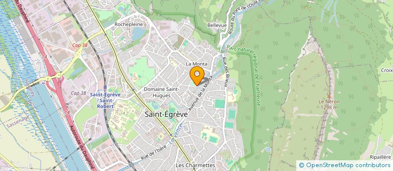 localisation de l'entreprise MONSIEUR MAXIME DUPOUX  SAINT-EGREVE