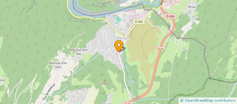 localisation de l'entreprise MONSIEUR MAXIME DURAFOUR  DORTAN