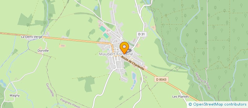 localisation de l'entreprise MONSIEUR MAXIME DURAND  MAUBERT-FONTAINE