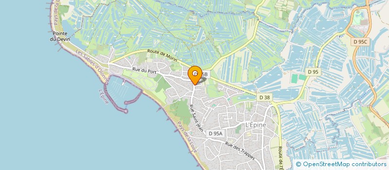 localisation de l'entreprise MONSIEUR MAXIME DURAND à L'EPINE