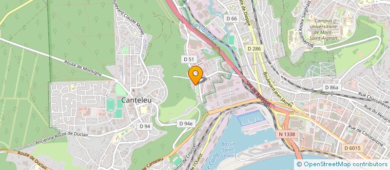 localisation de l'entreprise MONSIEUR MAXIME DURAND à CANTELEU