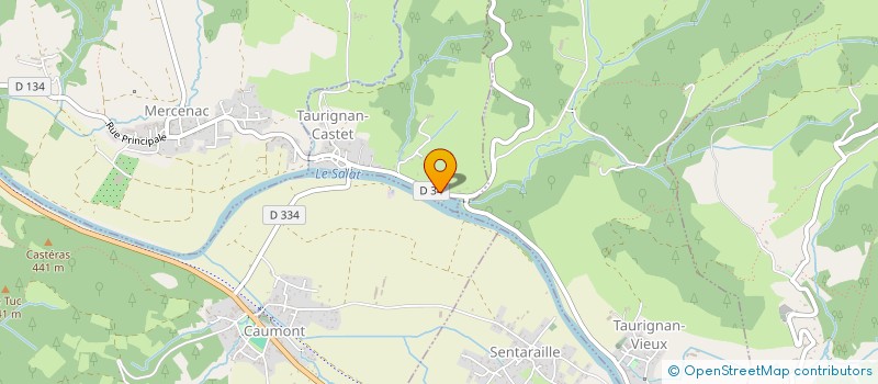 localisation de l'entreprise MONSIEUR MAXIME DURAND à TAURIGNAN-CASTET