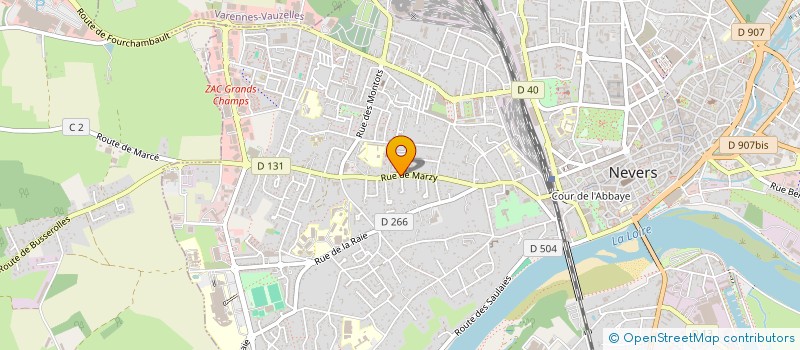 localisation de l'entreprise MONSIEUR MAXIME DUSEPULCHRE à NEVERS