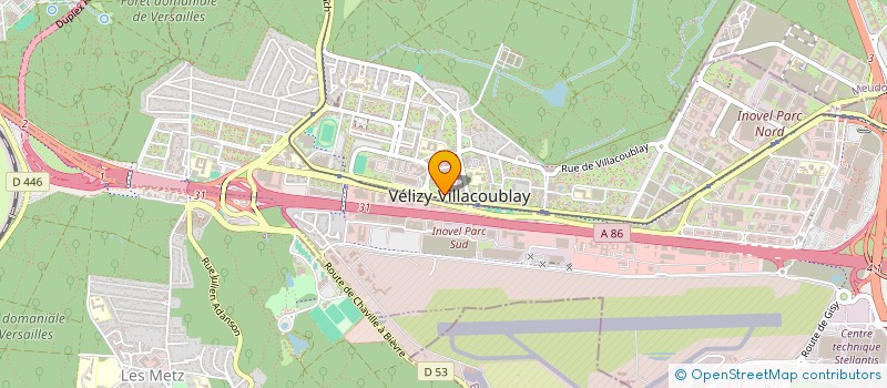 localisation de l'entreprise MONSIEUR MAXIME EBRAN  VELIZY-VILLACOUBLAY
