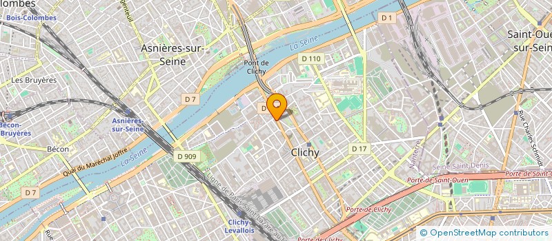 localisation de l'entreprise MONSIEUR MAXIME ENOCQ à CLICHY