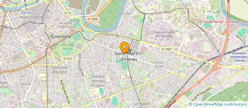 localisation de l'entreprise MONSIEUR MAXIME ESCRIVA  SAINT-MARTIN-D'HERES