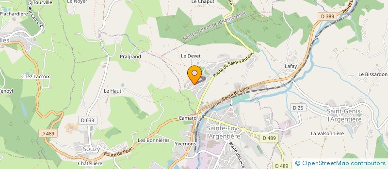 localisation de l'entreprise MONSIEUR MAXIME ESSERTEL à SAINT-GENIS-L ARGENTIERE