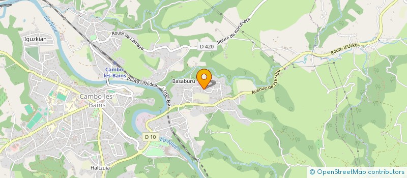 localisation de l'entreprise MONSIEUR MAXIME ETCHECAHARRETA à CAMBO-LES-BAINS