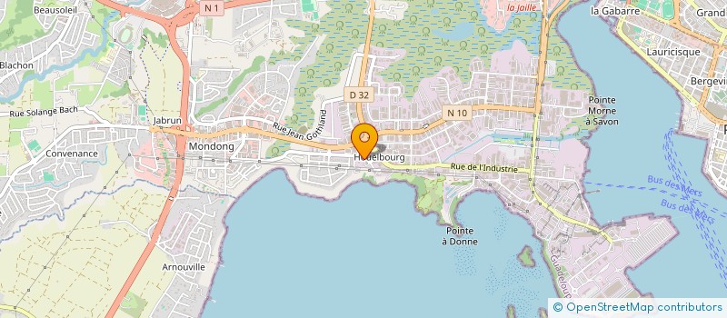 localisation de l'entreprise MONSIEUR MAXIME ETHEVE  BAIE-MAHAULT