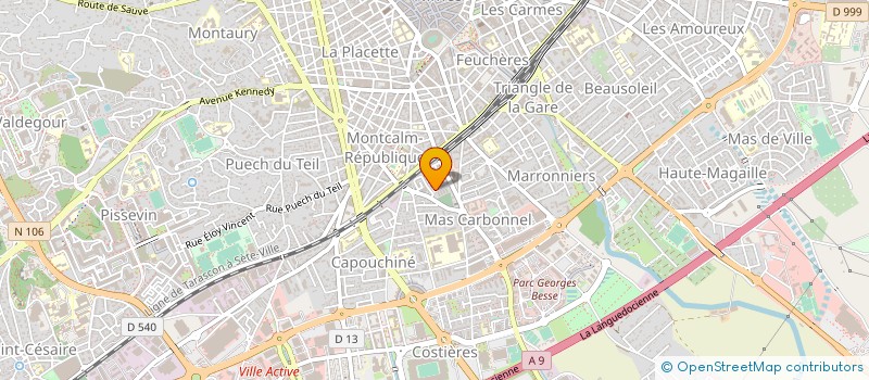 localisation de l'entreprise MONSIEUR MAXIME ETIENNE  NIMES