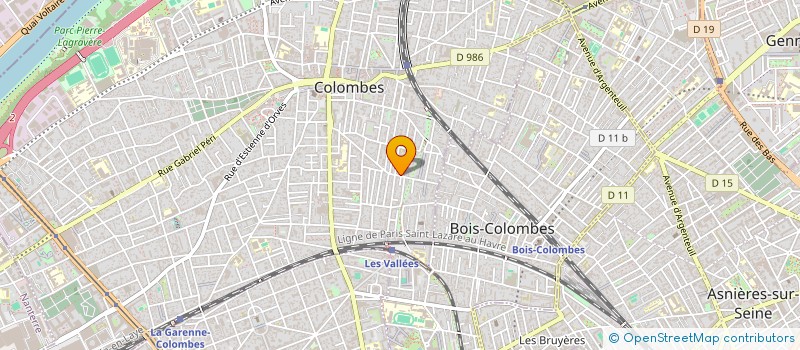 localisation de l'entreprise MONSIEUR MAXIME EVE à COLOMBES