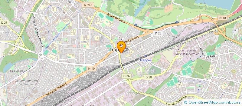 localisation de l'entreprise MONSIEUR MAXIME EXCOFFON  TRAPPES