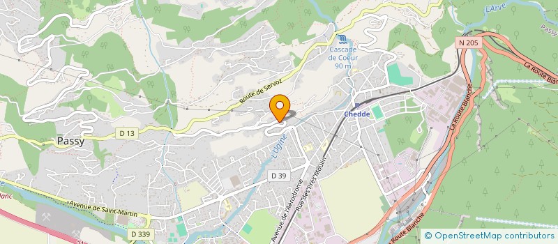 localisation de l'entreprise MONSIEUR MAXIME FABBRO  PASSY