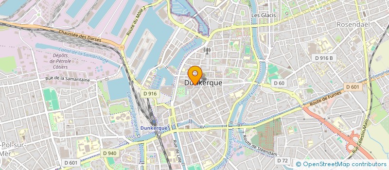 localisation de l'entreprise MONSIEUR MAXIME FABRE à DUNKERQUE