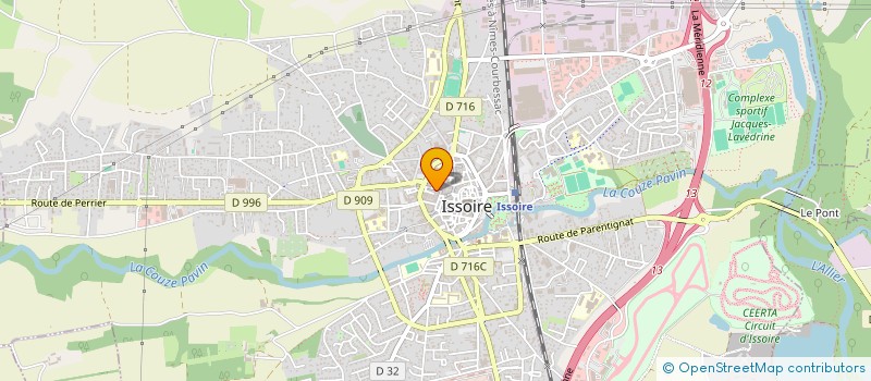 localisation de l'entreprise MONSIEUR MAXIME FARDINI  ISSOIRE