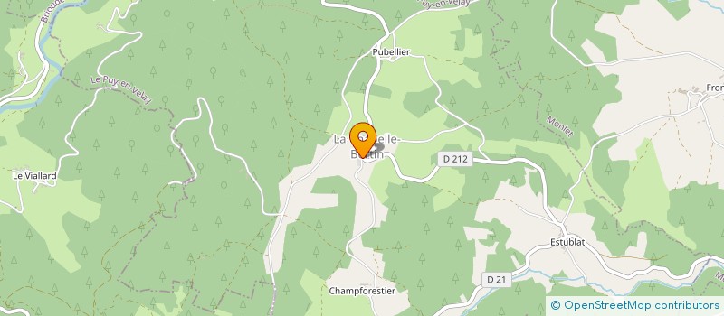 localisation de l'entreprise MONSIEUR MAXIME FARIGOULE  LA CHAPELLE-BERTIN