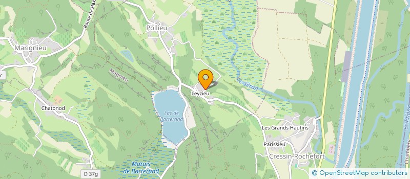 localisation de l'entreprise MONSIEUR MAXIME FARINA  CULOZ-BEON