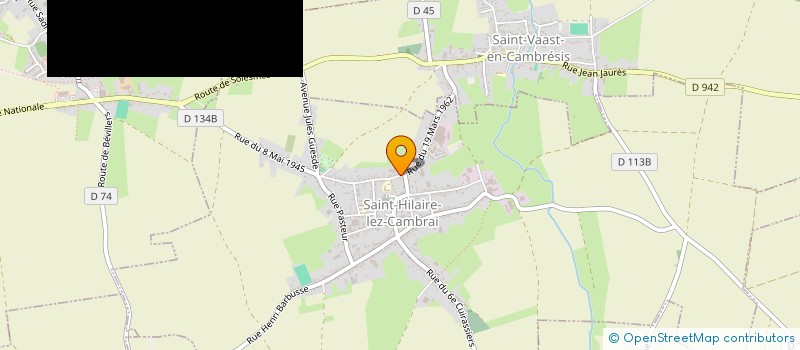 localisation de l'entreprise MONSIEUR MAXIME FARSY  SAINT-HILAIRE-LEZ-CAMBRAI