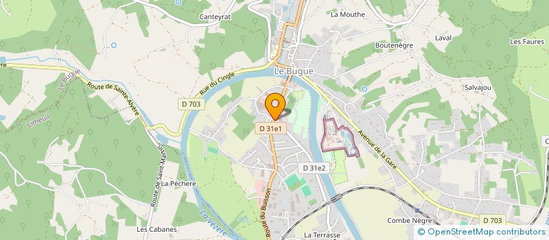 localisation de l'entreprise MONSIEUR MAXIME FAT CHEUNG à LE BUGUE