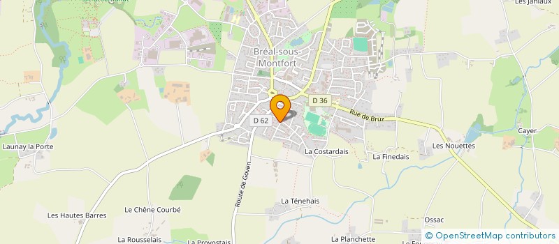 localisation de l'entreprise MONSIEUR MAXIME FATREZ  BREAL-SOUS-MONTFORT