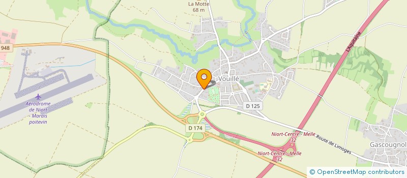 localisation de l'entreprise MONSIEUR MAXIME FAUCHER  VOUILLE