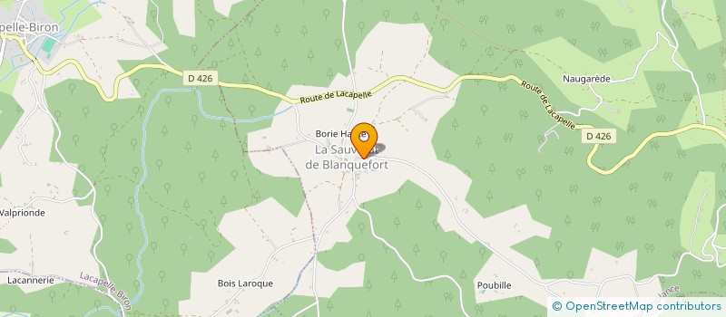 localisation de l'entreprise MONSIEUR MAXIME FAUCHER  BLANQUEFORT-SUR-BRIOLANCE