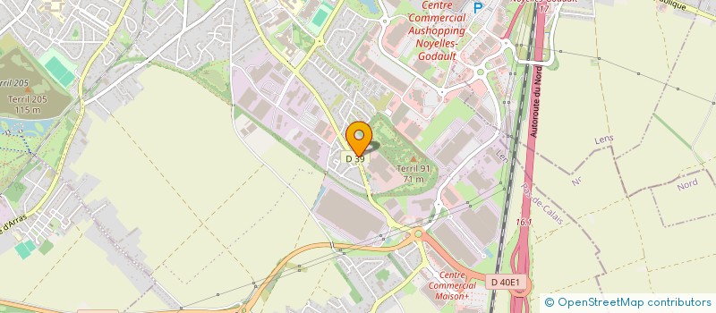 localisation de l'entreprise MONSIEUR MAXIME FAUQUEMBERGUE  HENIN-BEAUMONT