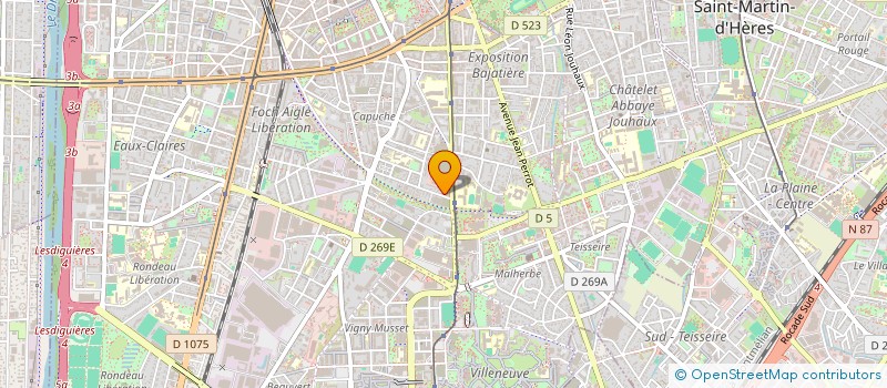 localisation de l'entreprise MONSIEUR MAXIME FAVET  GRENOBLE