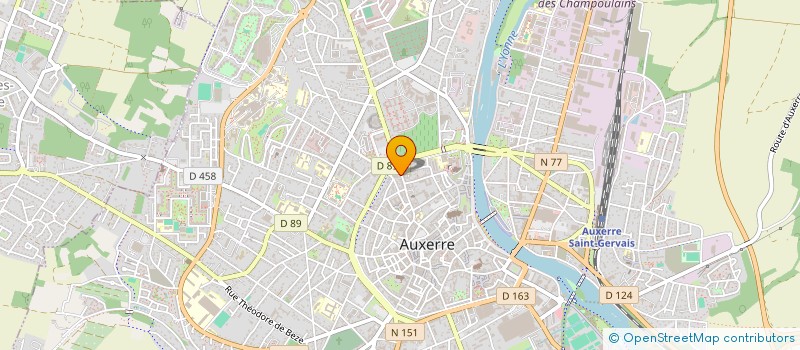 localisation de l'entreprise MONSIEUR MAXIME FEDYTSKYY à AUXERRE