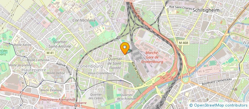 localisation de l'entreprise MONSIEUR MAXIME-FELIX DECHOUX à STRASBOURG