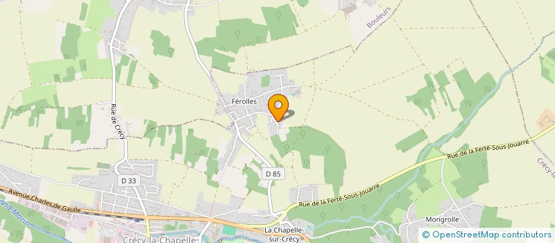 localisation de l'entreprise MONSIEUR MAXIME FELTZ  CRECY-LA-CHAPELLE