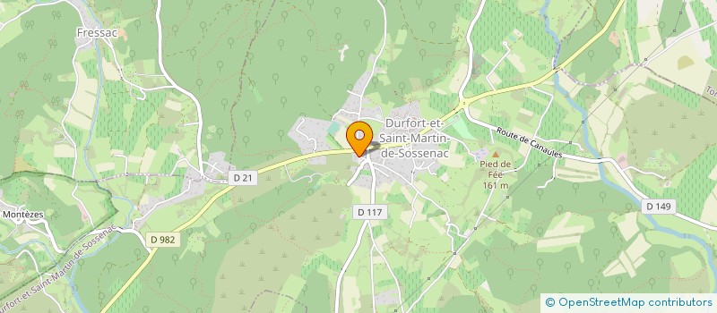 localisation de l'entreprise MONSIEUR MAXIME FERMAUD  DURFORT-ET-SAINT-MARTIN-DE-SOSSENAC