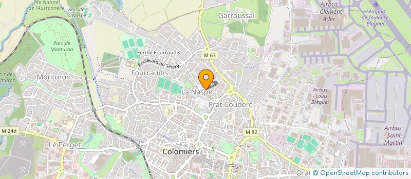 localisation de l'entreprise MONSIEUR MAXIME FERNAND DUGERS à COLOMIERS