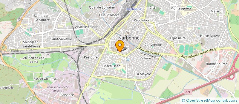 localisation de l'entreprise MONSIEUR MAXIME FERNANDES CUNHA  NARBONNE